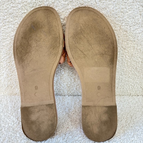 Seychelles Bellisima chunky braided blush slides sandals dusty pink size 9 - Picture 9 of 9